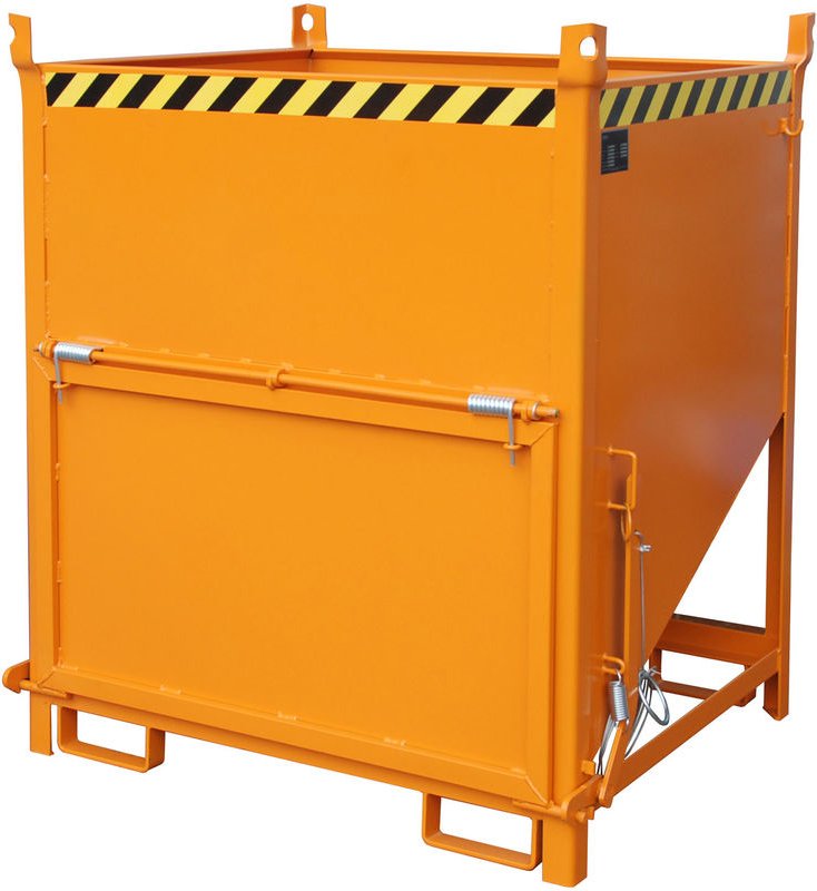 Bauer Silobehälter SGK 100, lackiert, Gelborange