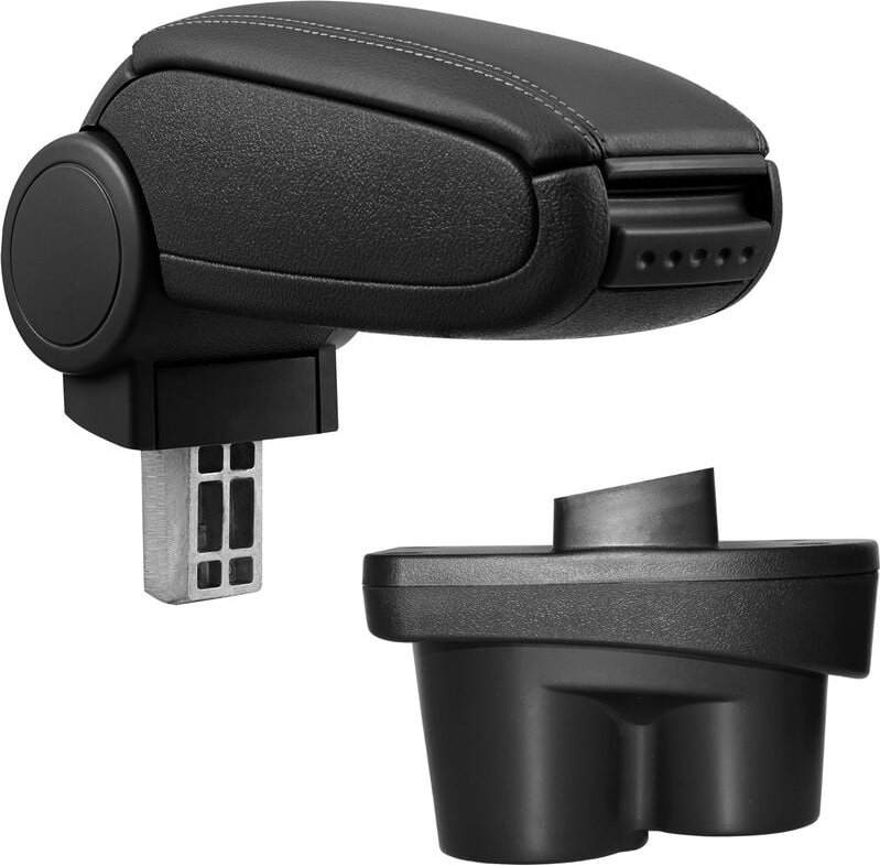 Pro.tec - Mittelarmlehne Opel Corsa e mit Staufach Kunstleder Schwarz