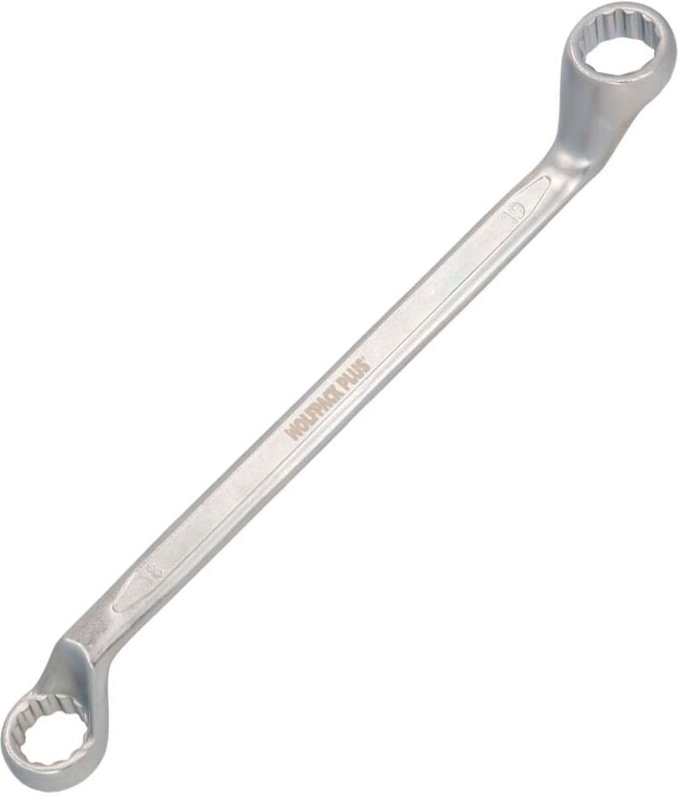 Llave Estrella Acodada Plus Acero Cromo Vanadio 18x19 din 838