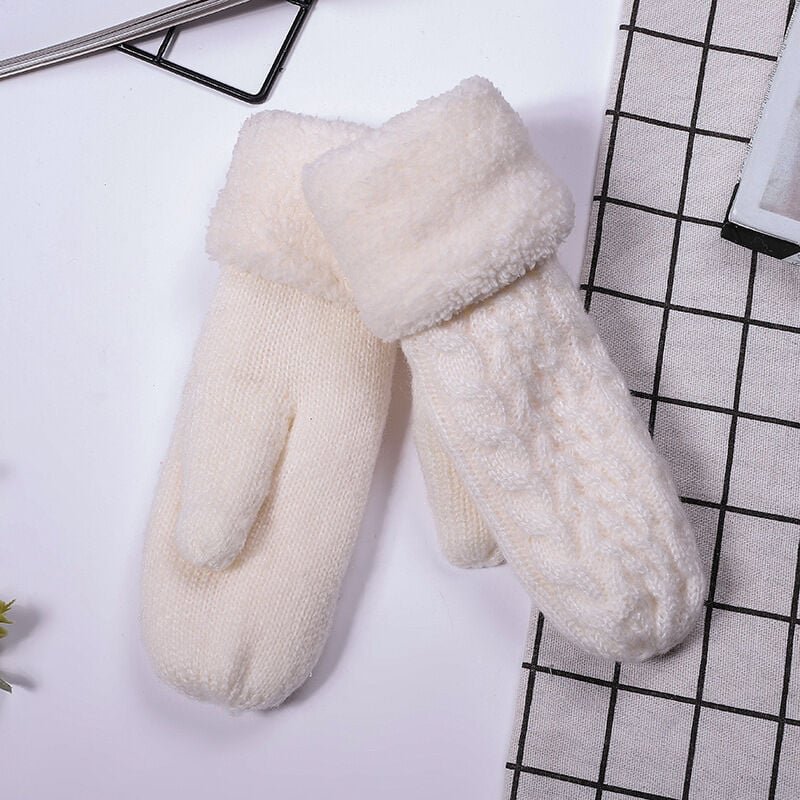 Thumbnail - Ahlsen Damen-Winterhandschuhe, superdicke warme Fäustlinge, Damen-Fäustlinge, Damen-Handschuhe und Fäustlinge, perfektes