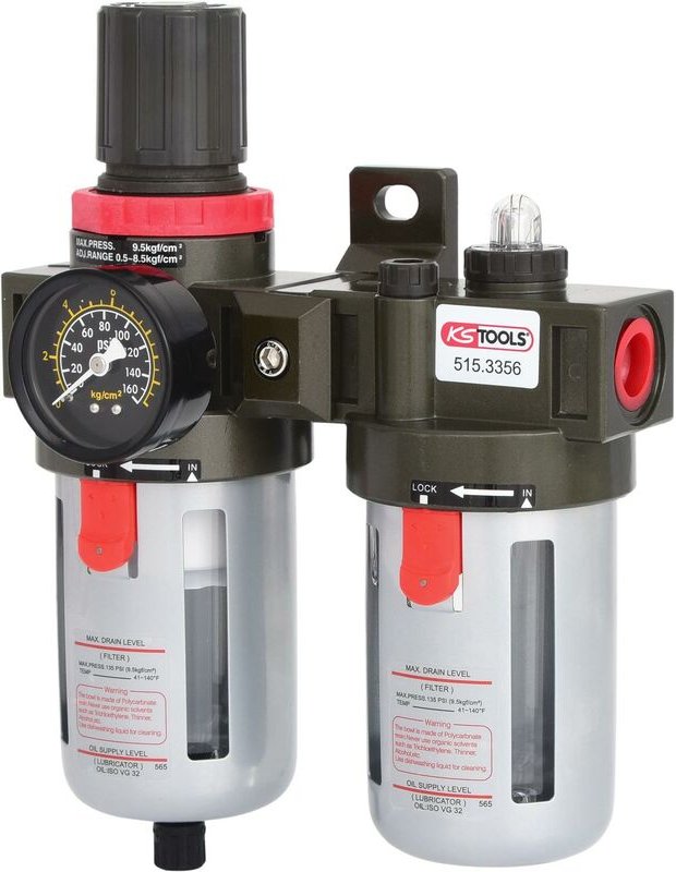 Ks Tools 1/2 Druckluft-Wartungseinheit, 0,5-12bar