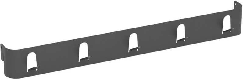 Kesseböhmer K-Line side Türregal, Hakenleiste mit 5 Haken (351 x 30 x 40 mm, anthrazit) von SOTECH