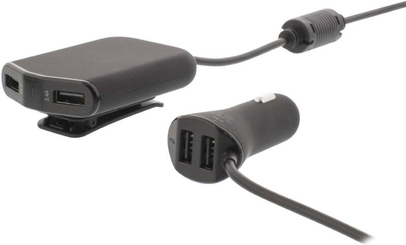 Autoladegerat 4 ausgange 96 a usb schwarz