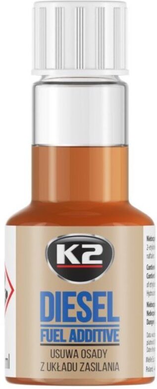 K2 - Injector Cleaner Diesel - Cleaner Additive de Injection and Fuel System de 50 ml, The package may vary.
