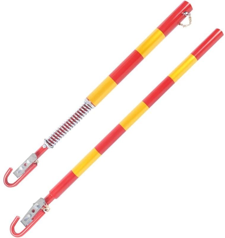 Abschleppstange, Pannenhilfe für 3000kg 3T Anhängerkupplung pkw lkw Zugkraft - 175cm mit Dämpfung & Federpuffer