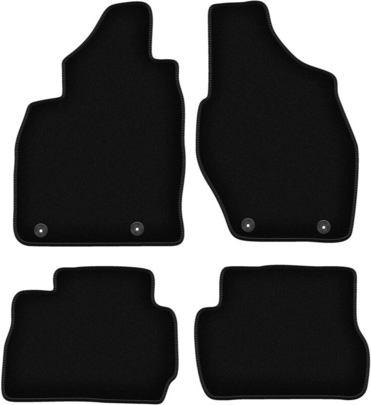 BASIC schwarze Veloursmatten für: Mitsubishi Pajero Pinin SUV (1999-2006)