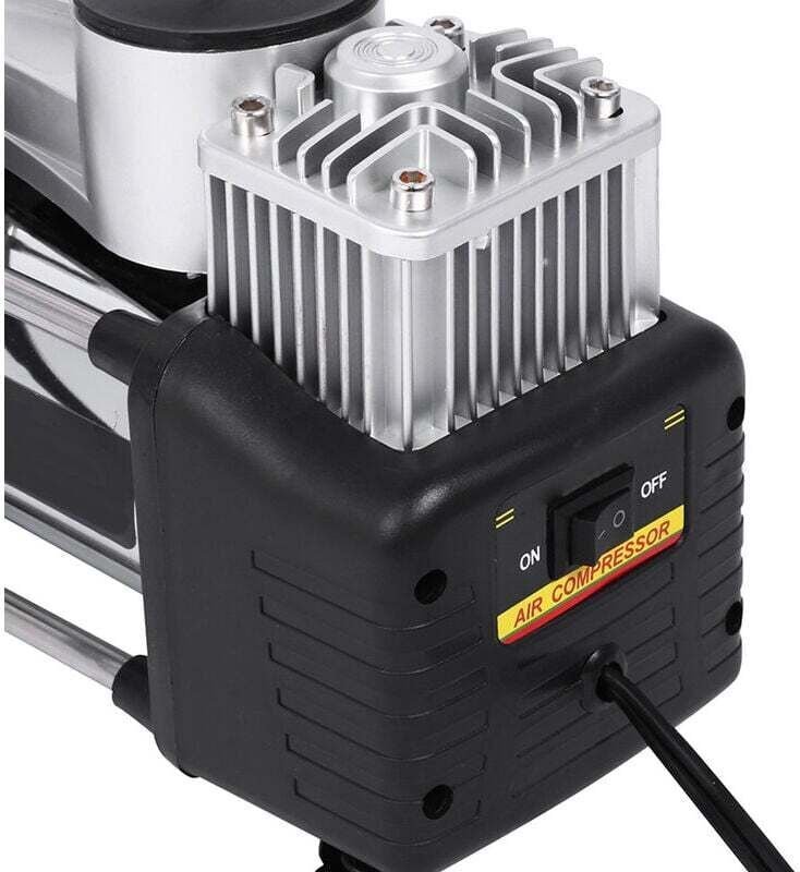 Tragbarer Hochleistungs-Luftkompressor, digitaler Autoreifenfüller, Doppelzylinder, 12 V, tragbare digitale Reifenfüllpu...