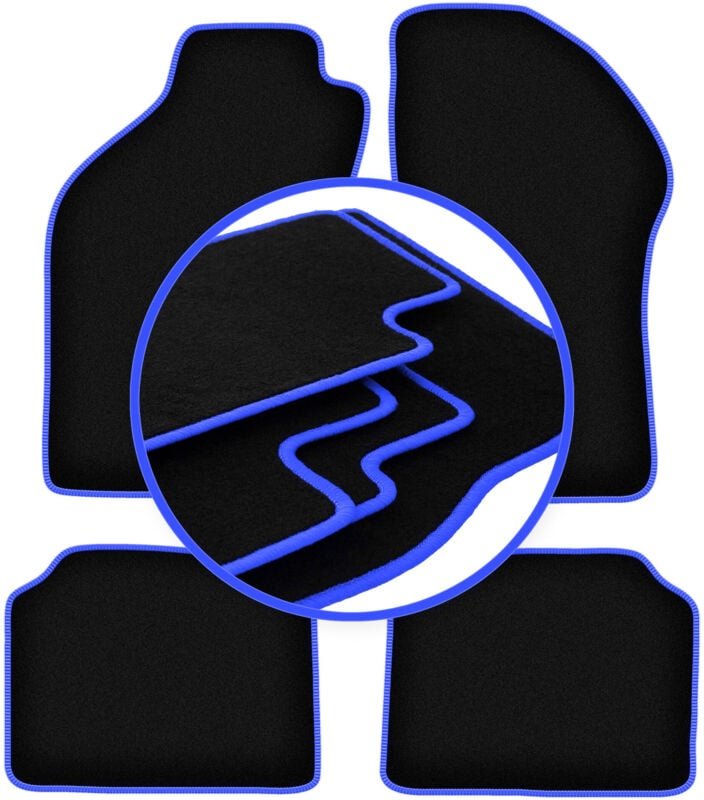 CARLUX-BLUE Autofußmatten für: Alfa Romeo 145 Fließheck (1994-2001)