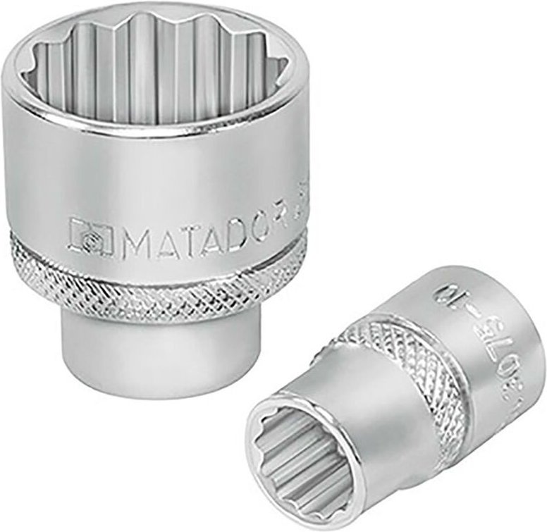 Steckschlüssel-Einsatz, 12-kt., 10 mm (3/8'): 9/16' a