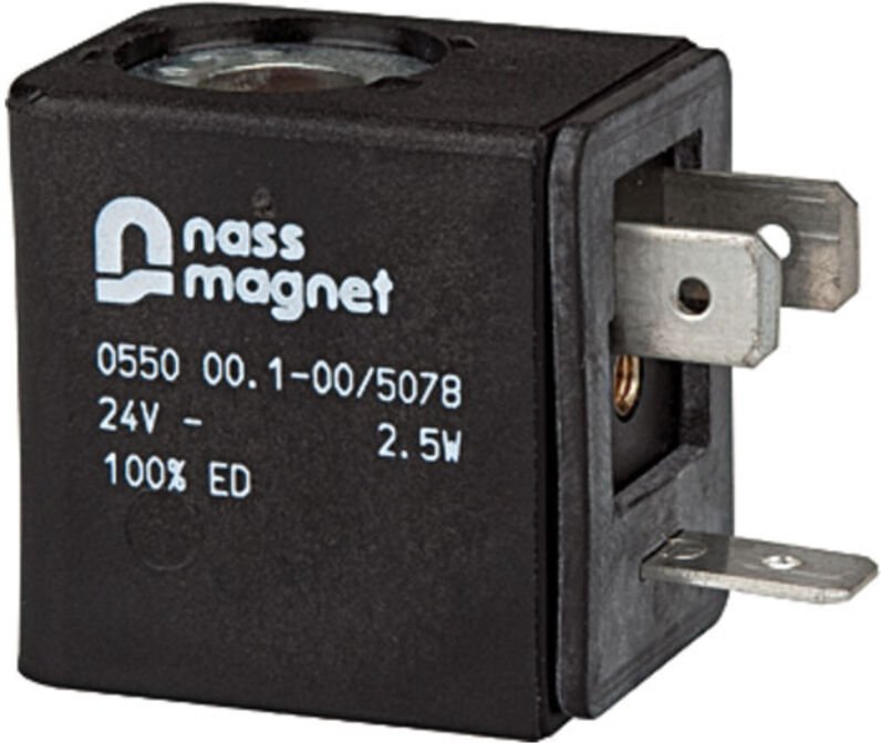 Magnetspule 24 v dc, für Schaltventil (3/2-Wegeventil) - Riegler