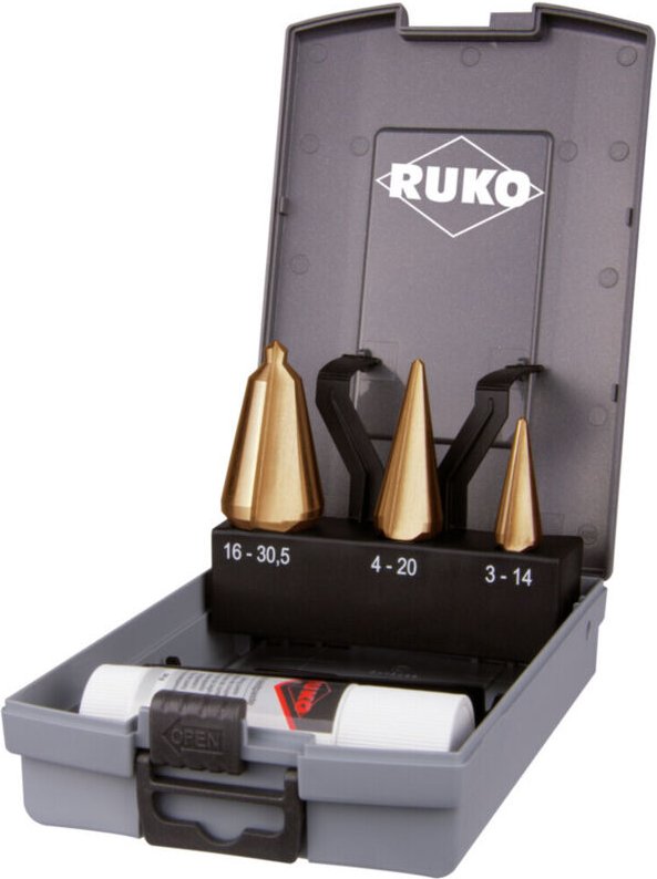 Ruko - Blechschälbohrersatz 3-14 / 5-20 / 16-30,5 mm ( 4000601700 )