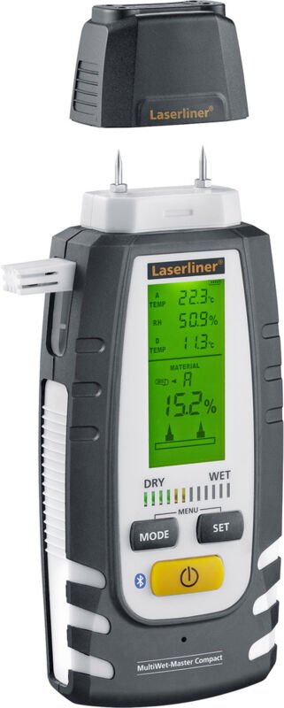 MultiWet-Master Compact Plus Materialfeuchtemessgerät Temperaturmessung - Laserliner