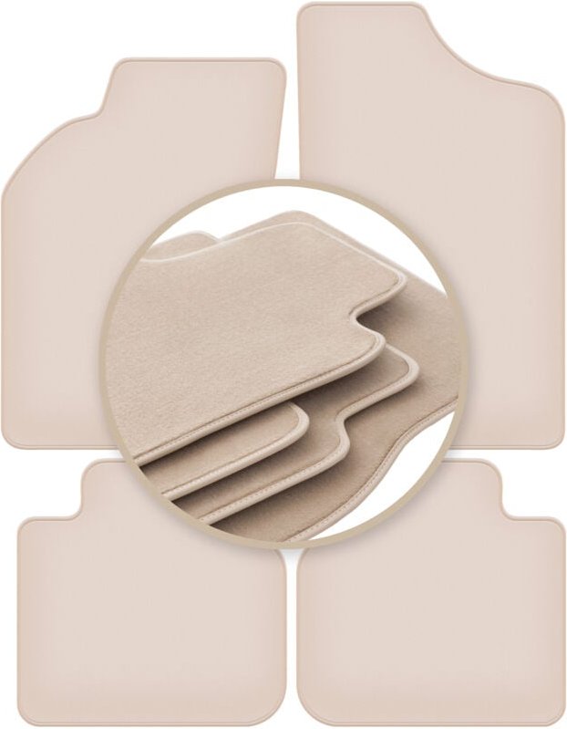 Beige PREMIUM-Matten für: Alfa Romeo 155 Limousine 1995-1999