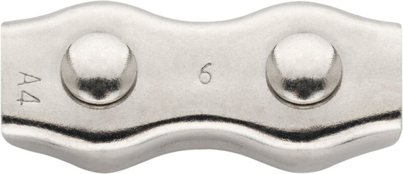 Doppelter Flachkabelbinder - Edelstahl A4 Ø3 - Packung mit 30