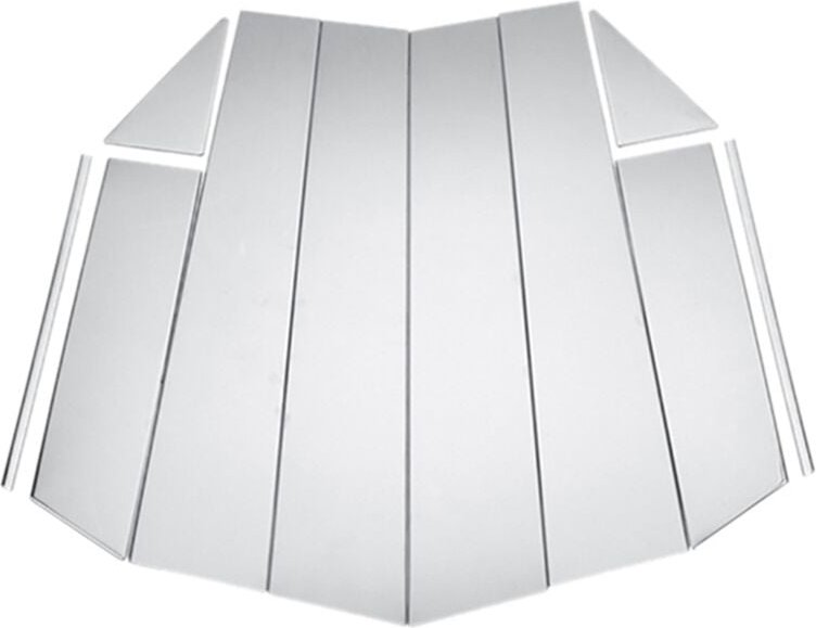 Thumbnail - Tlily - Fenster Chrom Säulenpfostenabdeckung Zierleiste Garnieren Akzent Edelstahl Styling für J11 2014-2017