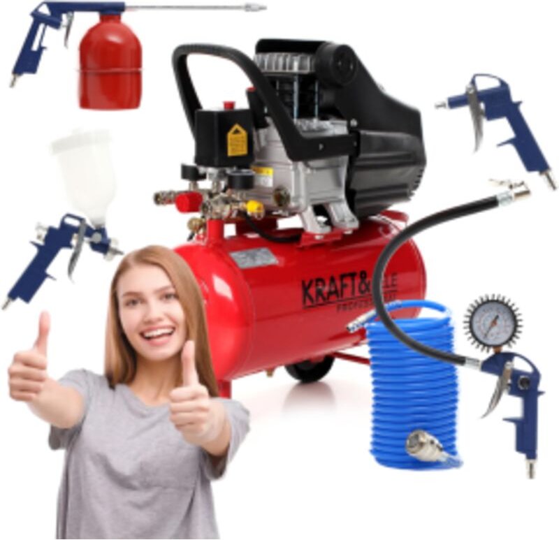 Ölkompressor 24L KD400 + 8-in-1-Kit KD400-K3