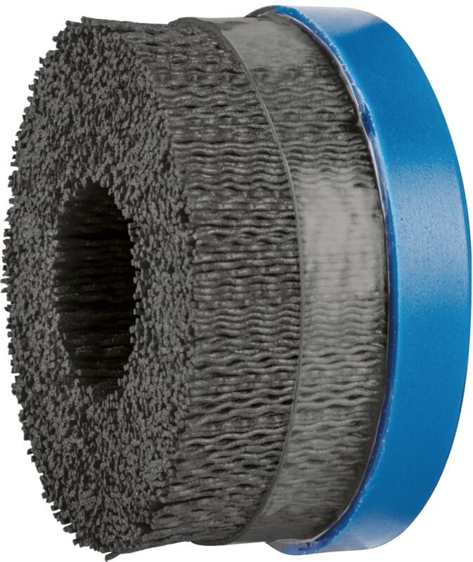 Pferd - composite Tellerbürste dbur ø 100x22,2 mm Bohrung Keramik-Filament-Ø 1,10mm Korn 120 stationär