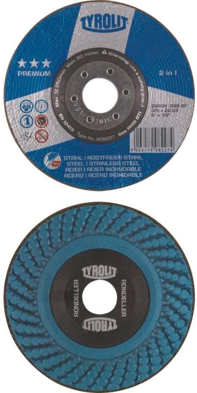 Rondeller 2in1 125mm A36Q Tyrolit