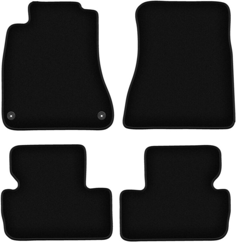 BASIC schwarze Veloursmatten für: Lexus IS II Limousine (2005-2013)