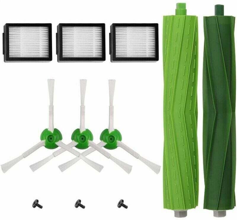 Zubehör-Ersatzset, kompatibel mit Staubsaugern der Serien iRobot Roomba i7, i7+, i7 plus und E5, E6 und E7 – 11-teilig