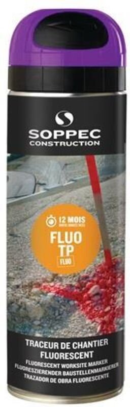 Thumbnail - Soppec - 141520E Baustellenmarkierspray fluo tp leuchtviolett 500 ml