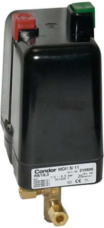 Riegler Kompressoren Druckschalter, m. Entlastungsven., G 1/2, 2,5-16 bar