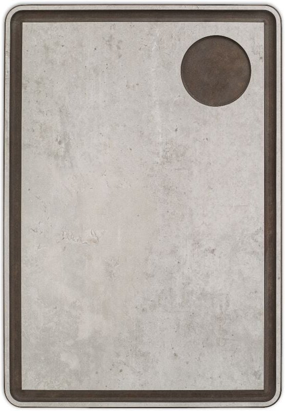 Tisch Arcos Saucenbrett, Edelstahl, Weiß, 330 x 230 mm.