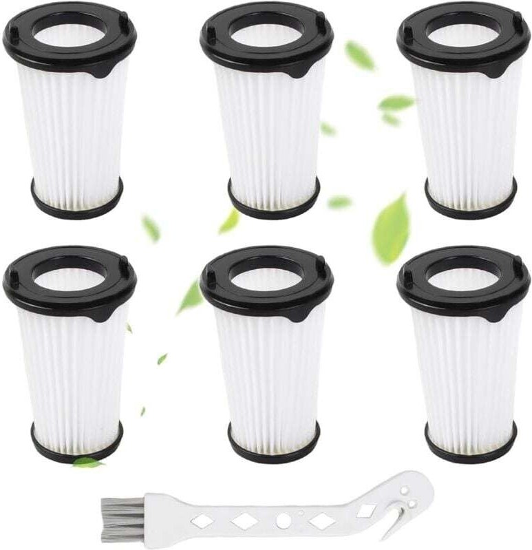 Thumbnail - Ulisem 6 weiße HEPA-Filter für AEG CX7-2 AEF150 Staubsauger, inkl. 1 Reinigungsbürste