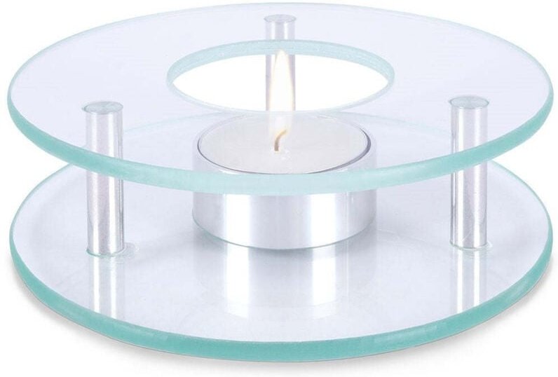 Stövchen rund 12 cm Glas