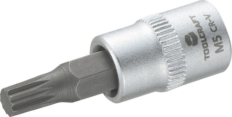Toolcraft - M5 816074 Innen-Vielzahn (xzn) Steckschlüssel-Bit-Einsatz 5 mm 1/4' (6.3 mm)