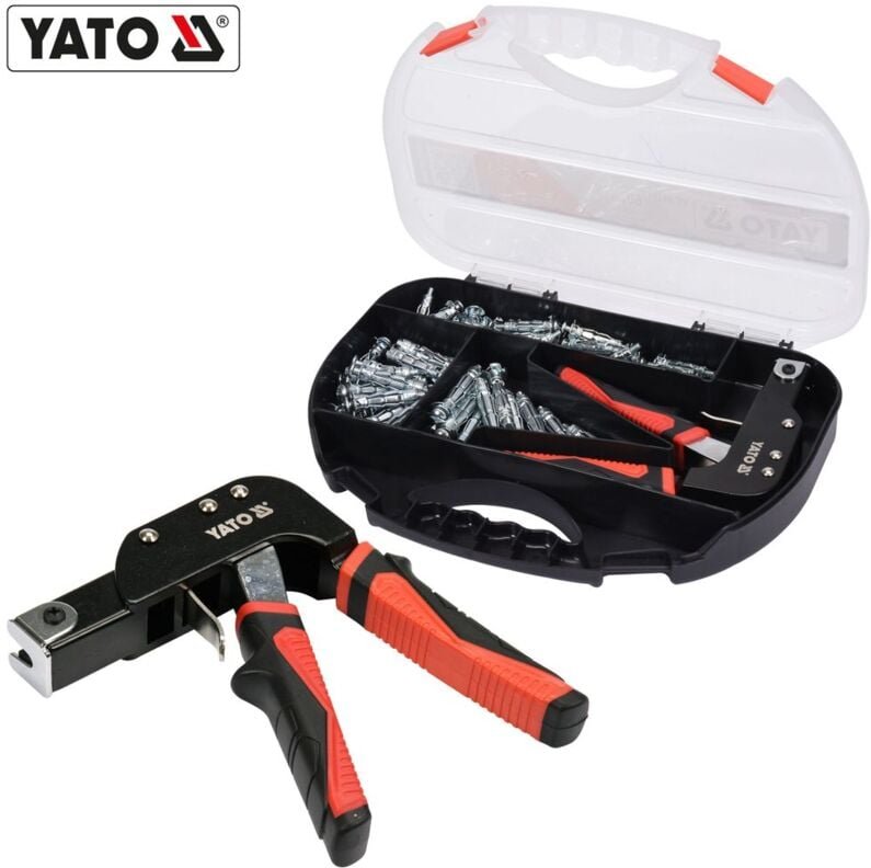 61-tlg Hohlraumdübelsatz Dübelzange Trockenbau Montagezange Set Hohlraumdübel Molly Zange