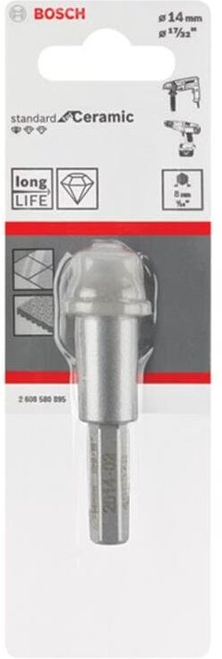 Bosch Diamant-Trockenbohrer 14mm 2608580895 Standard for Ceramic