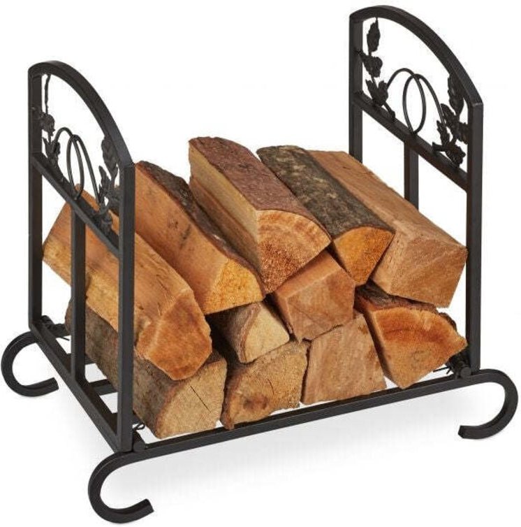 Foldable firewood rack