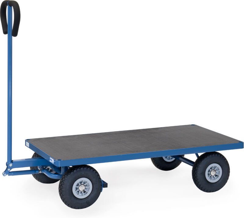 Fetra Handwagen mit Ladefläche aus wasserfesten Sperrholz und Luftbereifung Ladefläche 1060x600mm