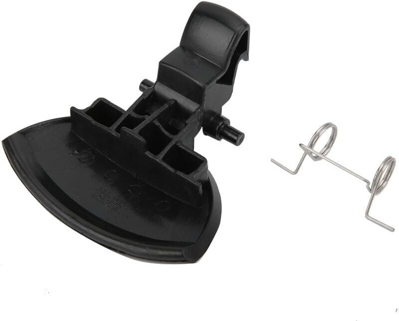 Schwarzer Handschuhfachdeckelgriff mit Federersatz für Citroen C4 2004-2010, abs + Metall