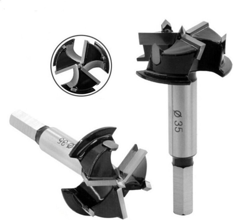 Linghhang - 35mm Holzbearbeitung Loch Opener Bohrer Holzbearbeitung Bohrer Hand Bohrer Reibahle