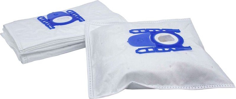 10x Staubsaugerbeutel kompatibel mit Bosch bsc 0001 - 9999, 1000 - 9999 Staubsauger - Mikrovlies, 27cm x 20cm, Blau, Wei...