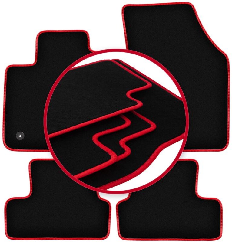 CARLUX-RED Automatten für: Renault Megane IV Grand-Coupé, Liftback, Kombi, Grandtour, Coupé, GT (2015-)