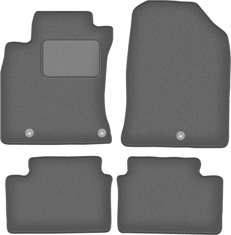 Graphit-Fußmatten für: Kia Ceed III Fließheck, Kombi, SW, Sportback (2018-)