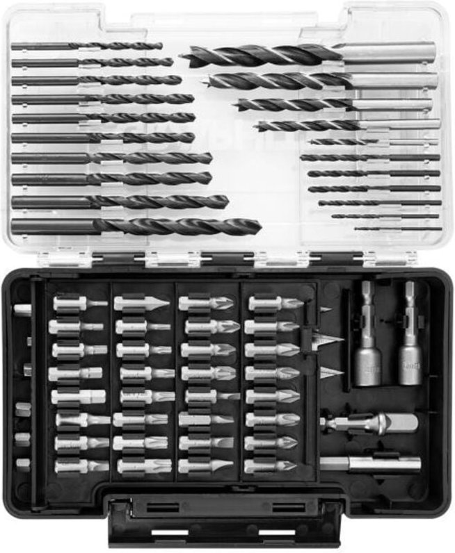 Bohrer- Und Bitssatz, 66-Tlg. Steckschlüssel - T 56h619