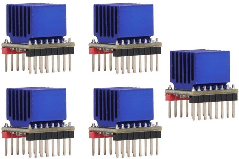 Schrittmotortreiber, ultraleiser Nema17-Schrittmotortreibermodultreiber Ultraleiser Stepstick 2,5-A-Uart-Nema17-Treiber