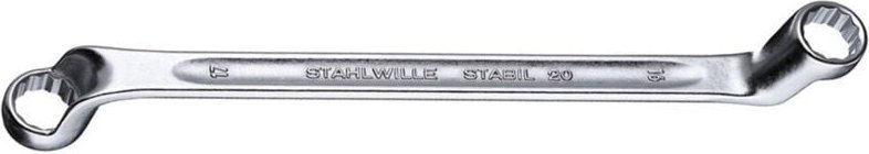 Stahlwille Doppelringschlüssel StahlwilleSTABIL SW.25 x 28mm L.350mm
