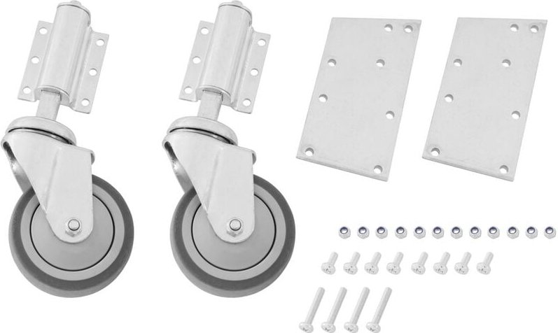 Hymer Federrollenset selbsttätig blockierend für Stufenstehleiter und Plattformleiter schwenkbar am Stützteil