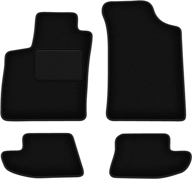 Schwarze Veloursmatten für: Bentley Continental GT V8 (2013-2022)