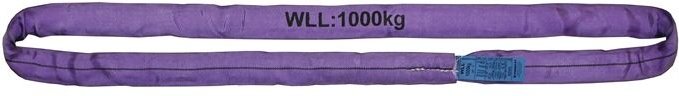 Rundschlinge din en 1492-2 Umfang 2 m violett Tragf. einf. 1000 kg