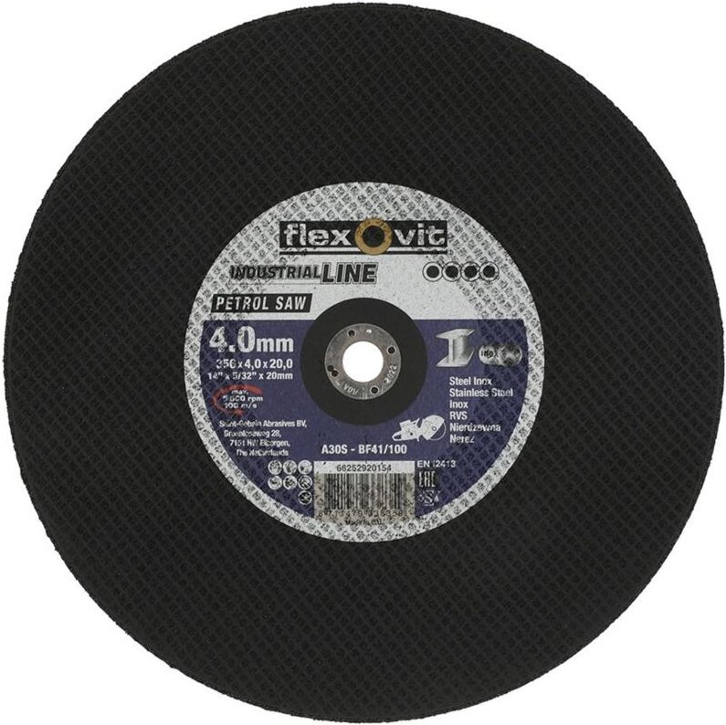 Flexovit - Norton Clipper Trennscheibe A30S-BF41/100 Met.350x4,0x25,4