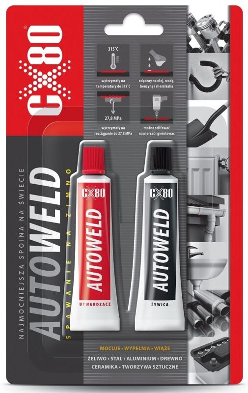 Autoweld Metallklebstoff Kaltschweissen 27gx2 - Cx-009