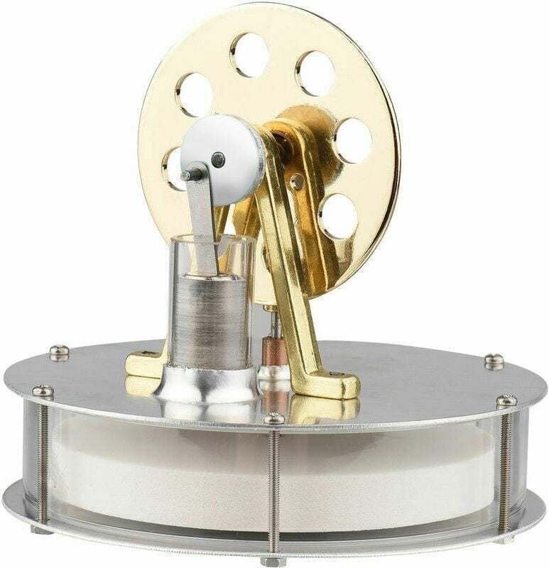 XVX Moteur Stirling basse température assemblé générateur d'électricité modèle de générateur physique d'expérience de ch...