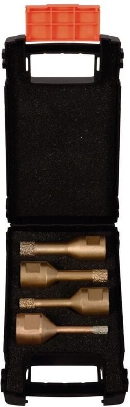 Thumbnail - Projahn Satz Diamant Trockenbohrer 4-tlg. mit Wachs M14 Gewinde Schaft je 1 Stück: Ø 6, 8, 10, 12 mm