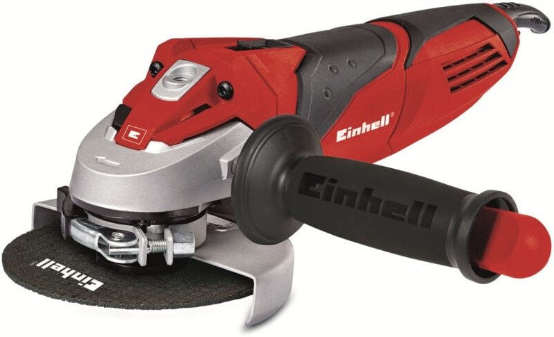 Einhell - Winkelschleifer te-ag 125/750 (750 w, Scheibenschutz mit Schnellverstellung, Spindelarretierung, vibrationsarm...